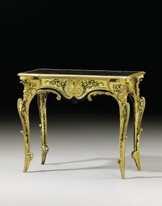 Bureau plat di Luigi XIV, c.1700 da Andre Charles (attr. to) Boulle
