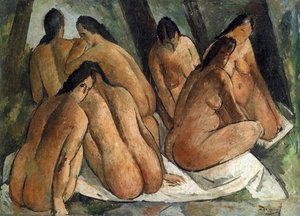 Bagnanti, 1908-09 circa (olio su tela)