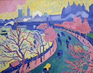Charing Cross Bridge, 1906 circa (olio su tela)