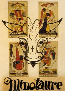 Copertina della rivista surrealista francese "Minotaure" da Andre Derain