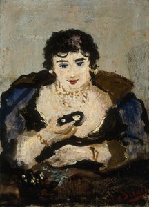 Donna a teatro da Andre Derain