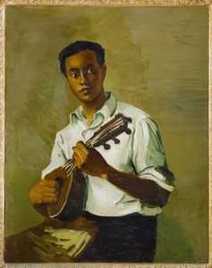 Nero con mandolino da Andre Derain