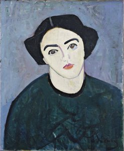 Madame Derain in verde da Andre Derain