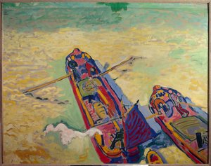 Le due chiatte da Andre Derain
