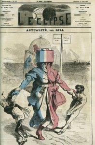 Attualità, la Repubblica attaccata dai Realisti e dai Repubblicani. Copertina in "L