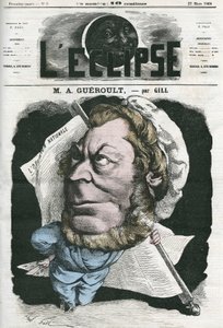 Adolphe Georges Gueroult (1810-1872), giornalista francese Saint-Simoniano. Copertina in "L