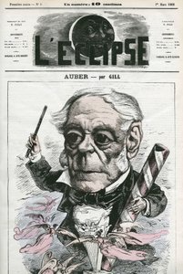 Auber Daniel-Francois-Esprit, musicista francese. Copertina in 