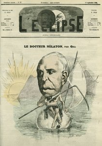 Auguste Nelaton (1807-1873), chirurgo francese. Copertina in 