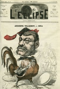 Auguste Villemot (1811-1871), giornalista francese. Copertina in "L