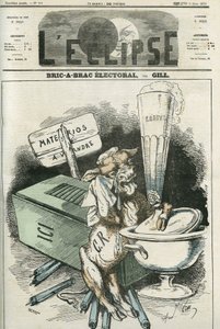 Bric a brac elettorale. Copertina di "L