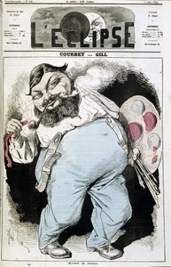 Cartone animato di Gustave Courbet - in "L