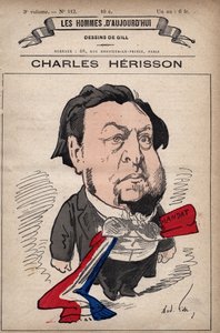 Caricatura di Charles Herisson 1831-1893 da 