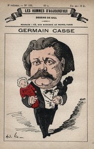 Caricatura di Germain Casse (1837-1900) politico francese, da 