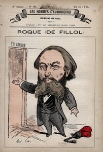 Caricatura di Jean Thoxene Roque di Fillol (1824-1889) politico inglese da 