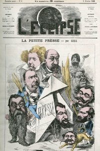 Creazione di "La Petite Presse", con Jannin, Delsaux, Hermant, Hemery, De Balathier, Bragelonne, Dumas, Ponson du Terrail, Jean du Boys, Revillon e Coste. Copertina in "L