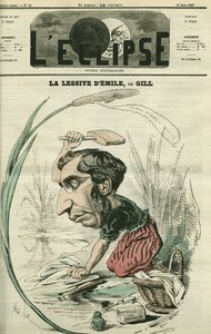Emile Ollivier (1825-1913), politico francese. Copertina in "L