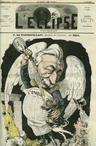 F. de Fontbouillant, direttore di Epargne. Copertina in "L