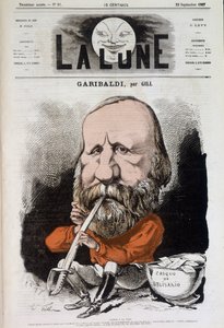 Giuseppe Garibaldi (1807-1882), inno alla pace - di Gill, in 