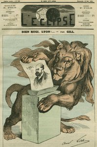 Buon rugi, Lione! , caricatura per l