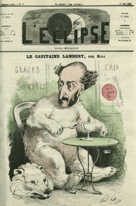 Gustave Lambert, esploratore e scienziato francese. Copertina in "L