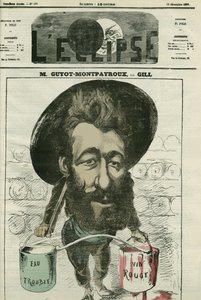 Guyot-Montpayroux, politico francese. Copertina in 