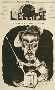 Henri Rochefort, illustrazione di copertina della rivista 