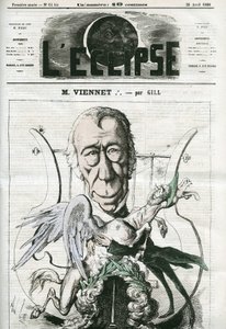 Jean-Pons-Guillaume Viennet (1777-1868), poeta, drammaturgo e politico francese. Copertina in "L