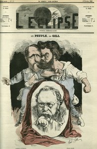 Les Peuples, con Clement Duvernois (1836-1879), Pierre-Joseph Proudhon (1809-1865), e Jules Valles (1832-1885), scrittori e politici. Copertina in 