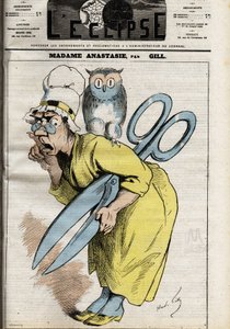 Madame Anastasia con le forbici della censura