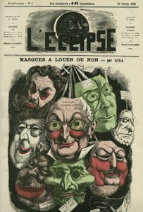 Maschere in affitto o non per carnevale. Copertina in "L