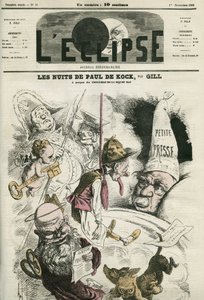 Paul de Kock (1793-1871) scrittore popolare francese. Copertina in 