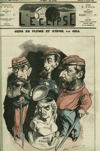 Persone di penna e spada: Louis Leon Faidherbe (1818-1889), militare francese, Camille Cremer (1840-1876), generale francese, e Philippe Toussaint Joseph Bordone (1821-1892), medico e militare. Copertina in 