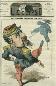 Pierre Philippe Denfert-Rochereau (1823-1878), soldato e politico francese. Copertina in "L