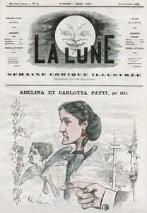 Ritratto di Adelina e Carlotta Patti, cantanti d