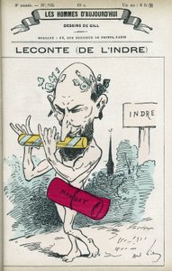 Ritratto di Alfred Leconte (1824-1898), farmacista, poeta, cantautore e politico francese, fu deputato dell