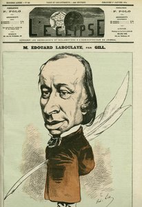 Ritratto di Edouard René de Laboulaye (1811-1883), giurista, poeta e politico francese, fu anche l