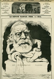 Ritratto di François-Vincent Raspail, chimico, medico e politico francese. Copertina di "L