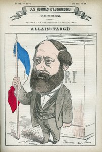 Ritratto di François Allain-Targé (1832-1902), avvocato, magistrato, giornalista e politico francese, fu Ministro dell
