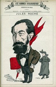 Ritratto di Jules Roche (1841-1923), politico francese, fu deputato e ministro del commercio e dell