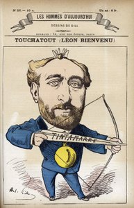 Ritratto di Leon Bienvenu detto Touchatout (1835-1911), giornalista francese e autore di "L