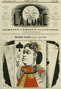 Ritratto di Marie Sass, cantante al Teatro dell