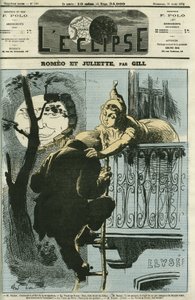 Romeo e Giulietta, Adolphe Thiers (1797-1877) deputato di Parigi lasciò la città per Versailles quando divenne Presidente della Repubblica. Copertina in "L
