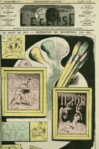 Salone del 1875. Copertina di "L