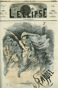 Il Promemoria, illustrazione della canzone di Paul Mahalin (1838-1899). Copertina in "L
