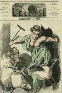 Il prestito, la Repubblica deve prendere in prestito 3 miliardi per ripagare il debito di guerra alla Prussia. Copertina in "L