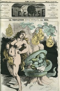La tentazione, la Repubblica-Eva tentata dal Serpente-Orleans. Copertina in 