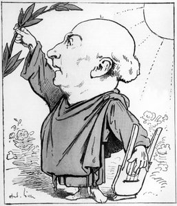 Théodore de Banville (1823-1891) scrittore francese da Andre Gill