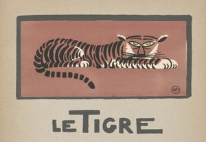 Le Tigre, Illustrazione per Bambini di una Tigre da Andre Helle