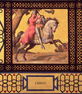 Il bene e il male: libido, (dettaglio) da Andre Jacques Victor Orsel
