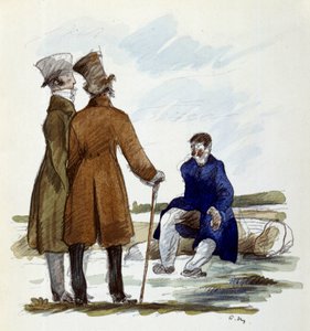 Illustrazione di André Mare per il romanzo Il colonnello Chabert di Honoré de Balzac da Andre Mare